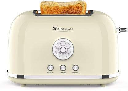 2 Slice Retro Toaster Stainless Steel