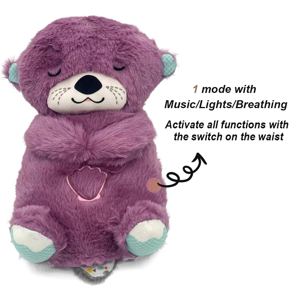 Breathing Otter Plush Doll