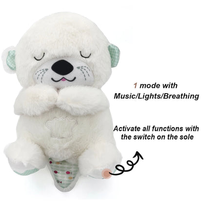 Breathing Otter Plush Doll