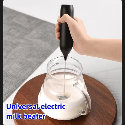 Electric Milk Frother with USB Type-C Rechargeable Cable