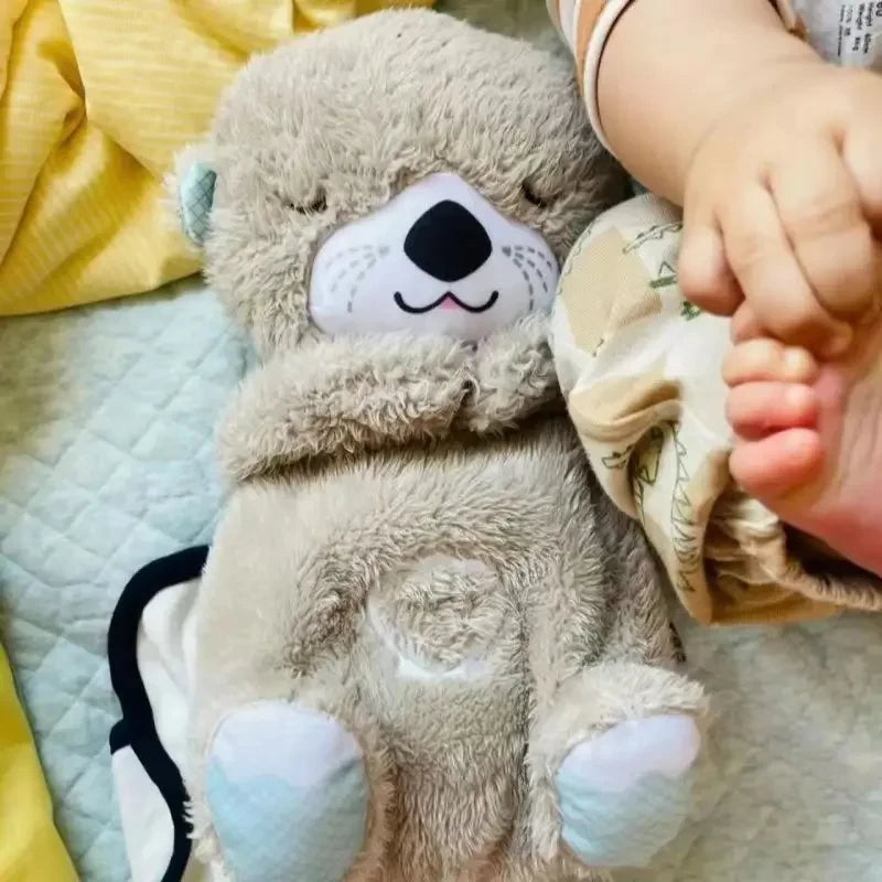 Breathing Otter Plush Doll