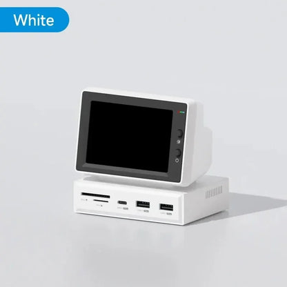 3.5 Inch IPS Mini PC Monitor with USB-C Hub for Laptops