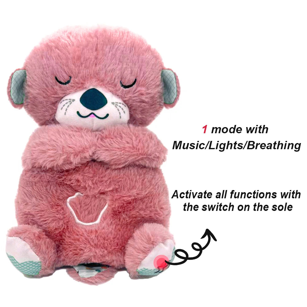 Breathing Otter Plush Doll