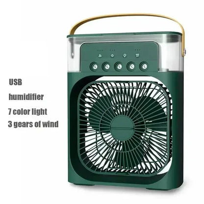 3 In 1 Portable USB Electric Fan with Water Mist