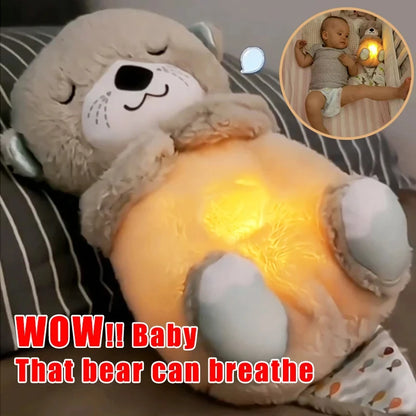 Breathing Otter Plush Doll