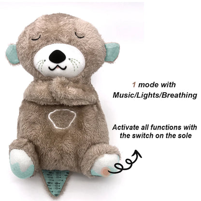 Breathing Otter Plush Doll